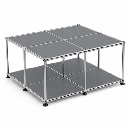 Block Coffee Table Mid-Grey (Lead Time: 8-12 Weeks) Coloured Panels
