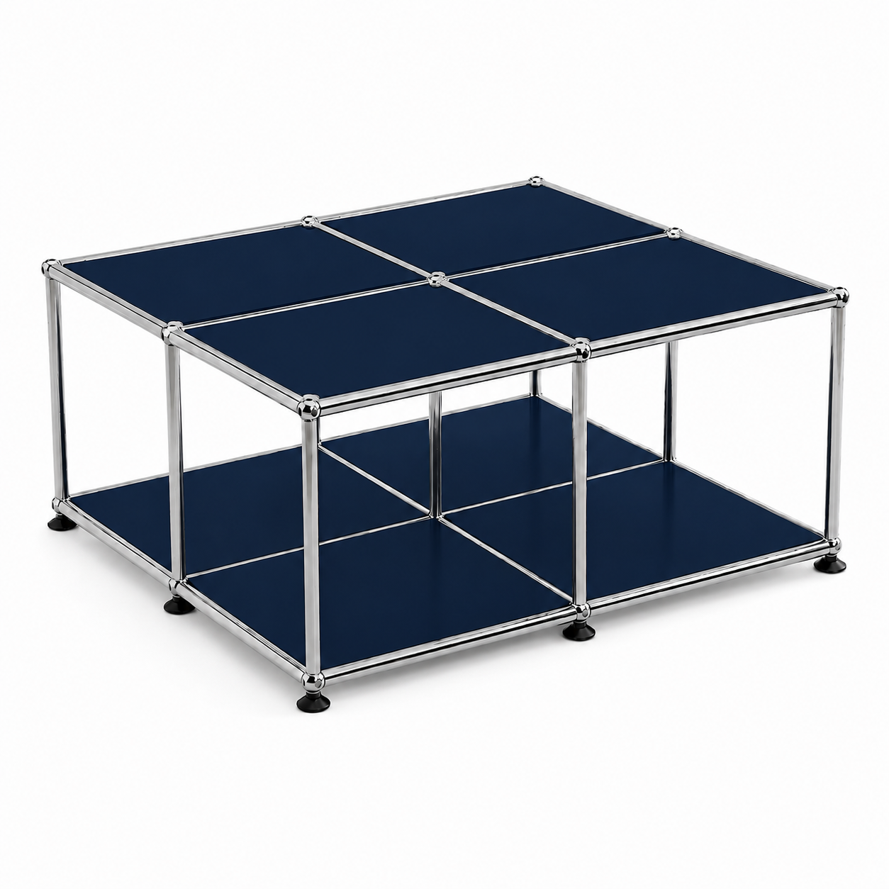 Block Coffee Table Steel Blue (Lead Time: 8-12 Weeks) Coloured Panels