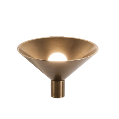 Conic Wall Lamp - Polished Brass - Indoor/Outdoor