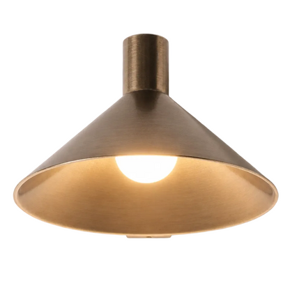 Conic Wall Lamp - Polished Brass - Indoor/Outdoor
