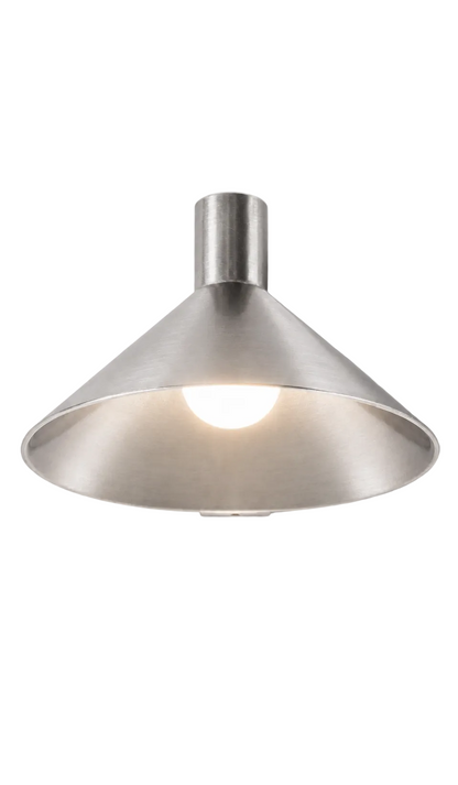 Conic Wall Lamp - Stainless Steel - Indoor/Outdoor