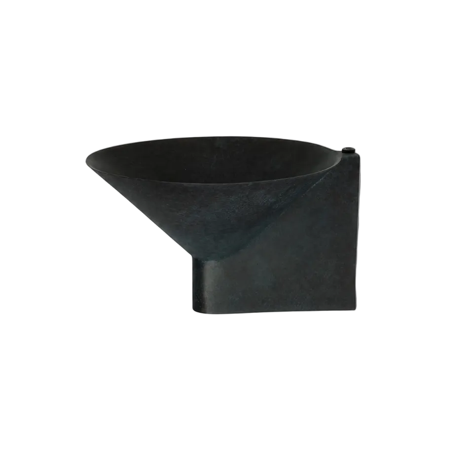 Conic Wall Lamp - Blackened Steel - Indoor/Outdoor