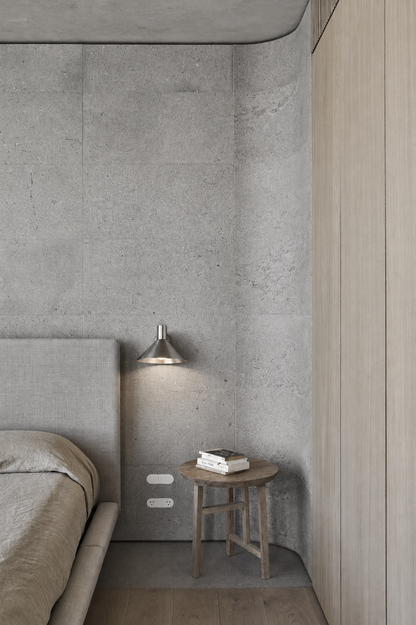 Conic Wall Lamp - Stainless Steel - Indoor/Outdoor