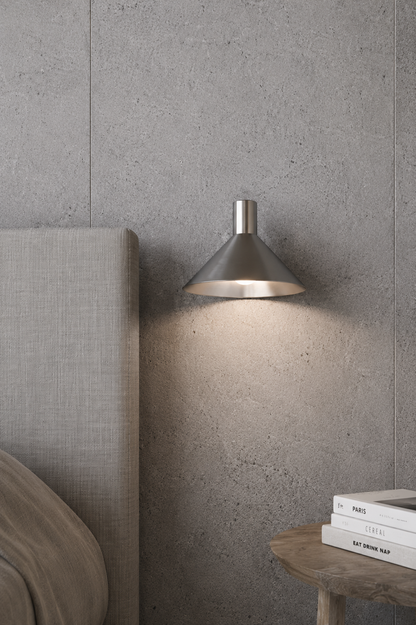 Conic Wall Lamp - Stainless Steel - Indoor/Outdoor