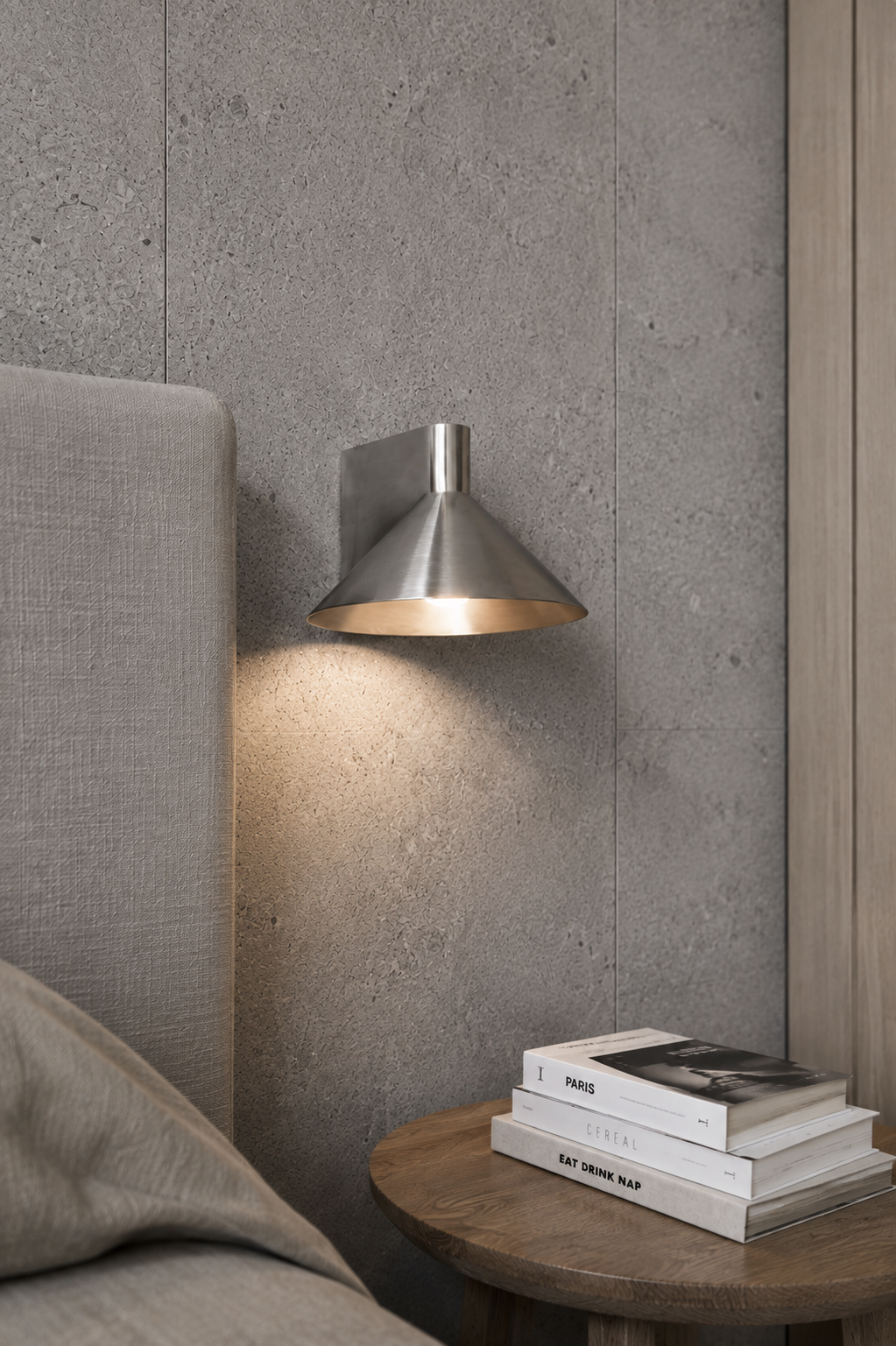Conic Wall Lamp - Stainless Steel - Indoor/Outdoor