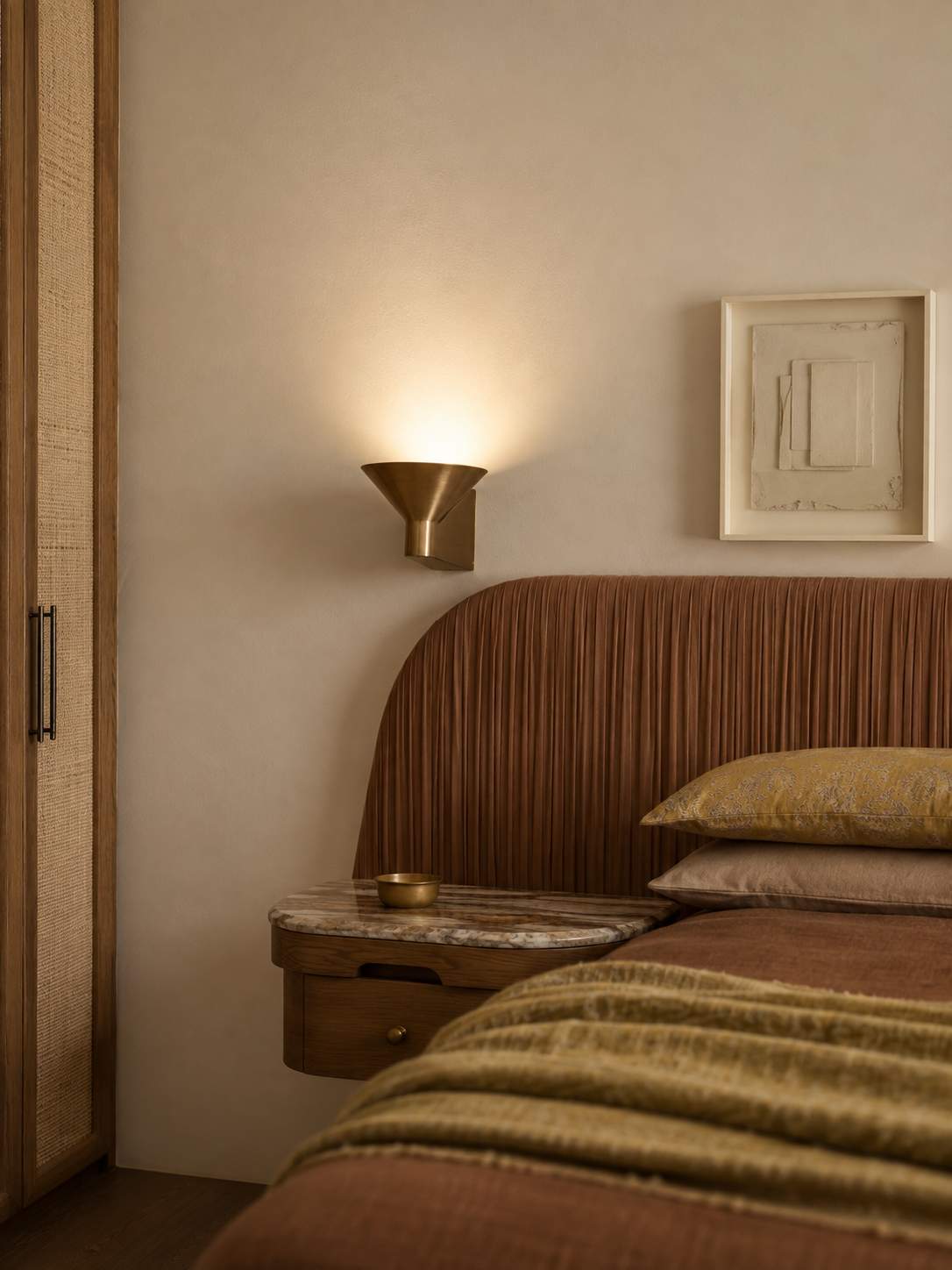 Conic Wall Lamp - Polished Brass - Indoor/Outdoor