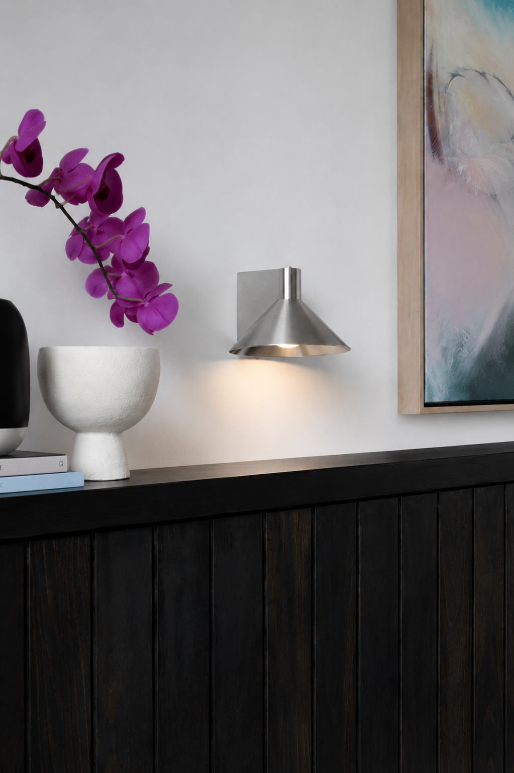 Conic Wall Lamp - Stainless Steel - Indoor/Outdoor