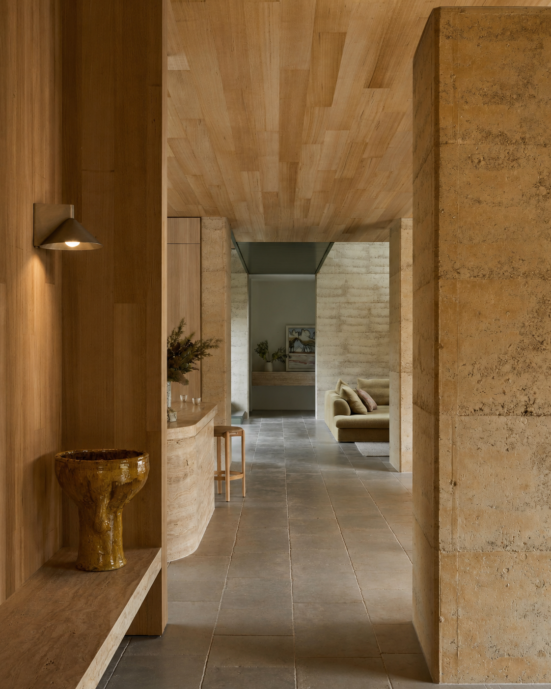 Conic Wall Lamp - Polished Brass - Indoor/Outdoor