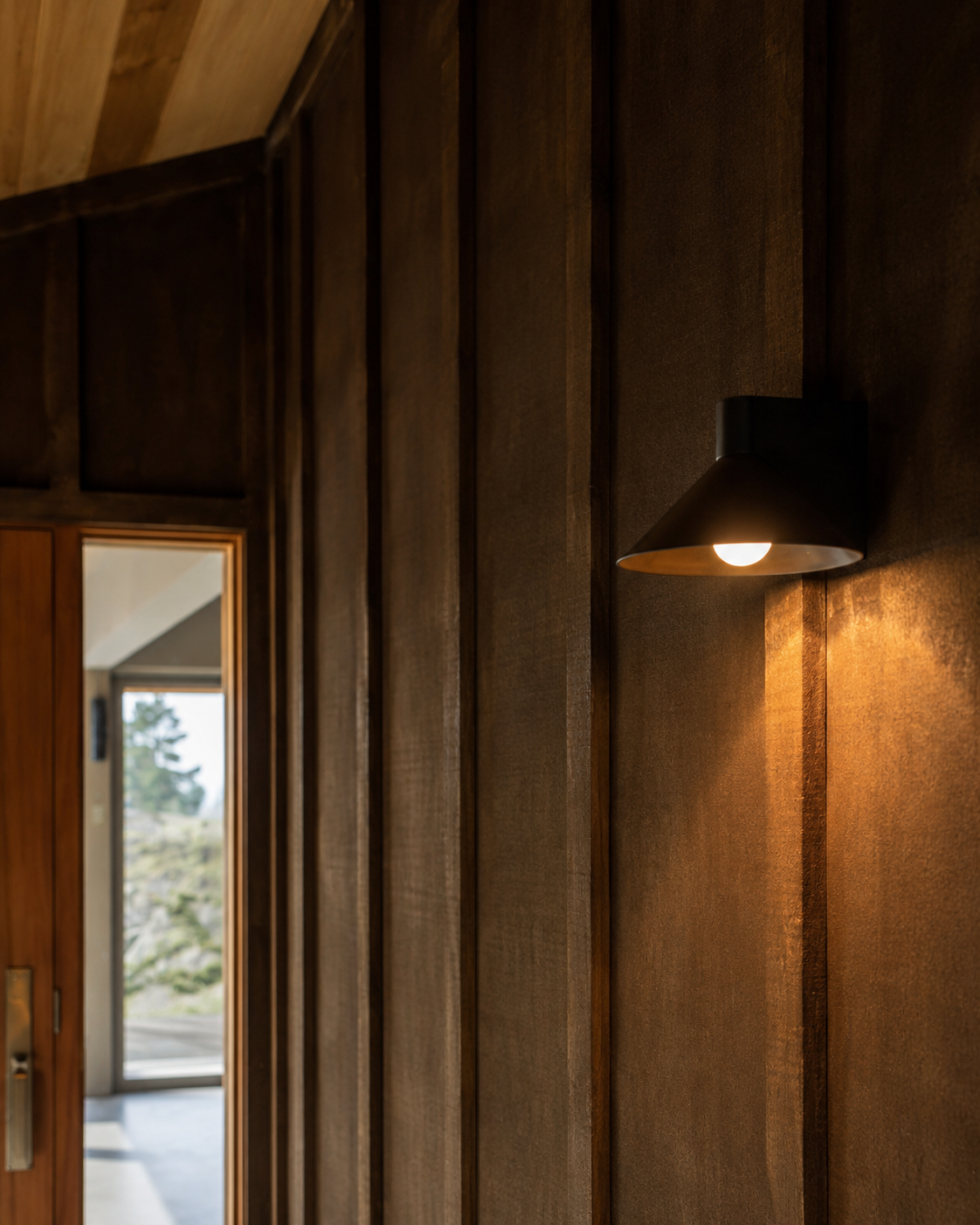 Conic Wall Lamp - Dark Bronze - Indoor/Outdoor