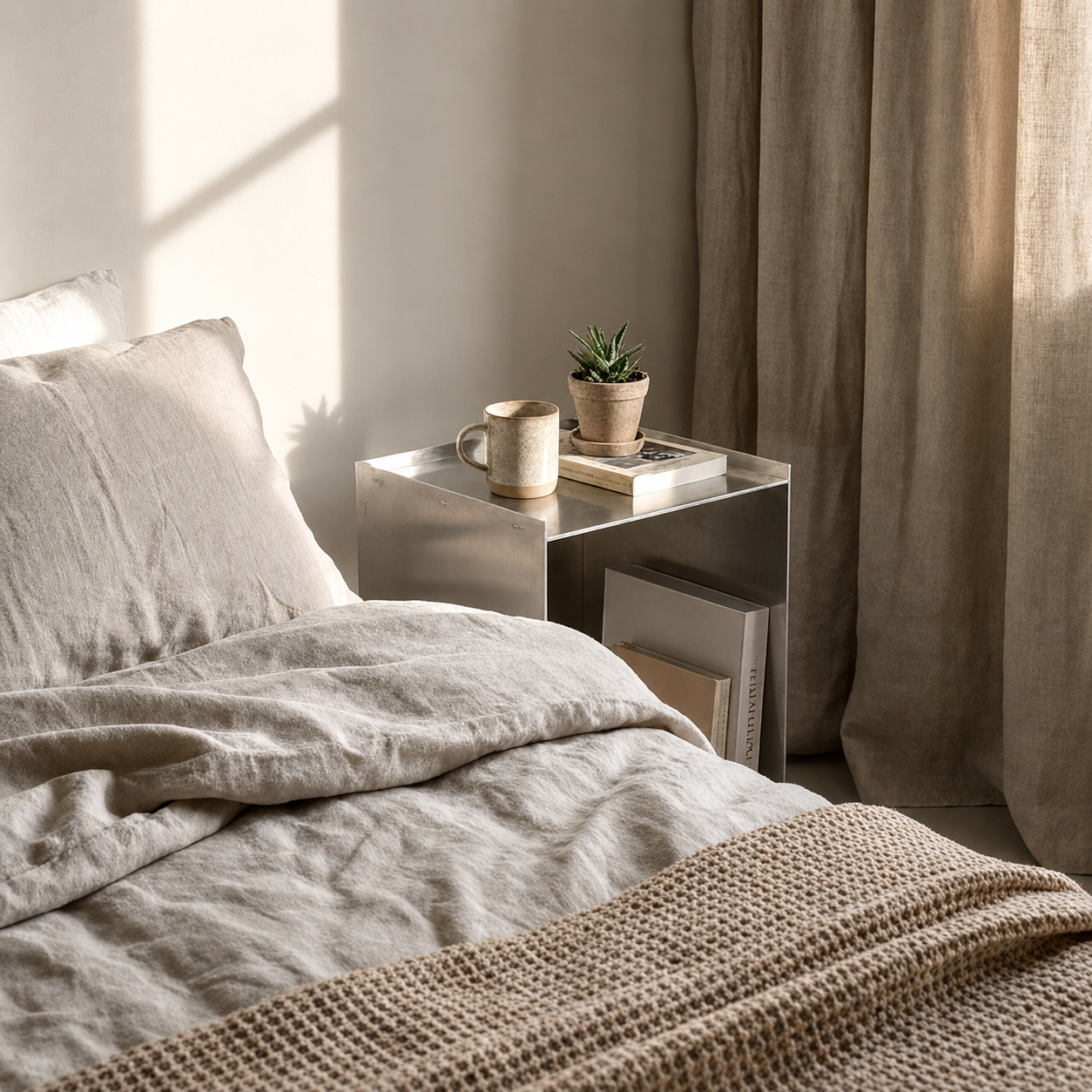 The Join Side Table - Aluminum