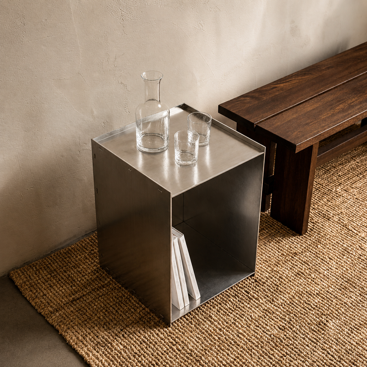 The Join Side Table - Aluminum