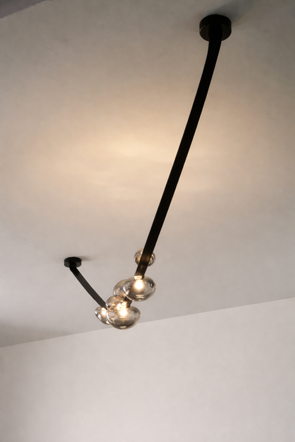 Vetro Ceiling Light - Black - 300cm