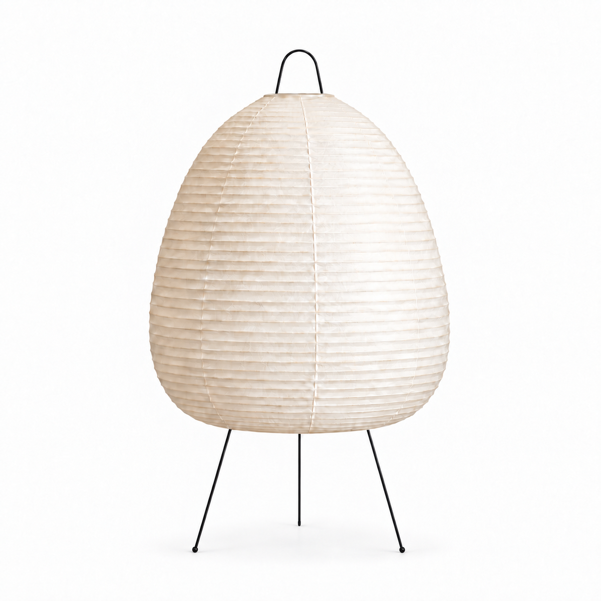 Washi Paper Table Lamp - 26cm Classic White Washi Paper (In Stock)