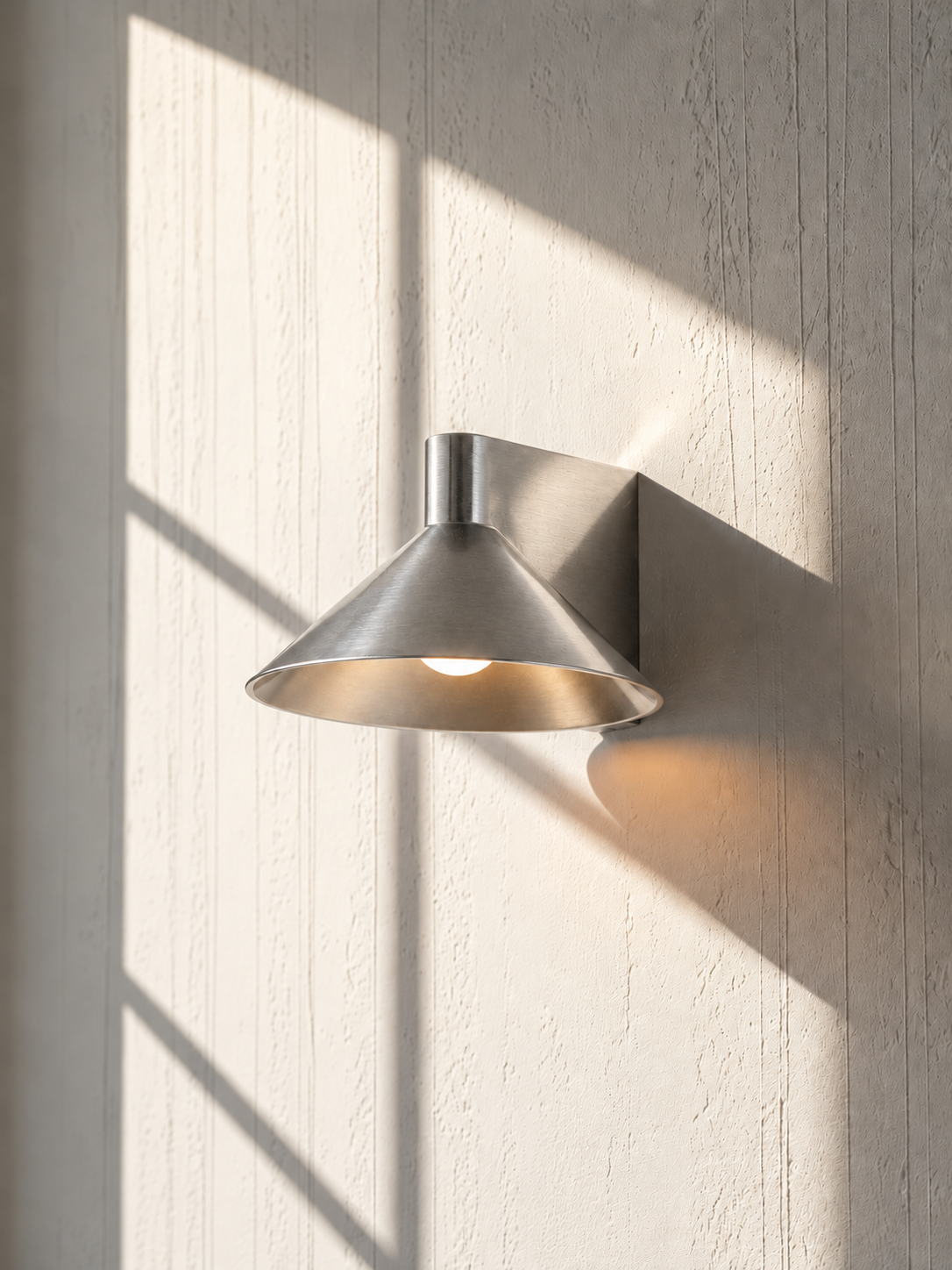 Conic Wall Lamp - Stainless Steel - Indoor/Outdoor