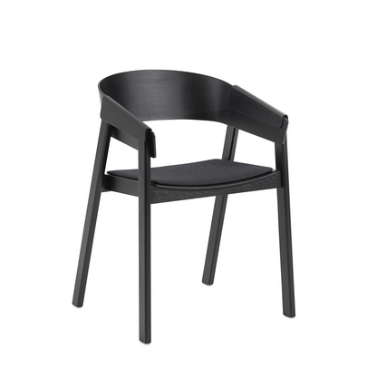 Jacob Armchair - With Seat Pad Black Ash (Estimated Lead Time: 8-12 weeks)