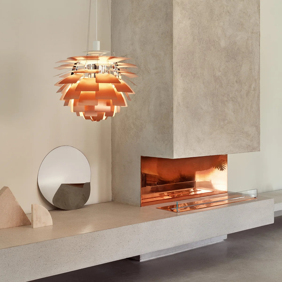 Artichoke Pendant - Copper