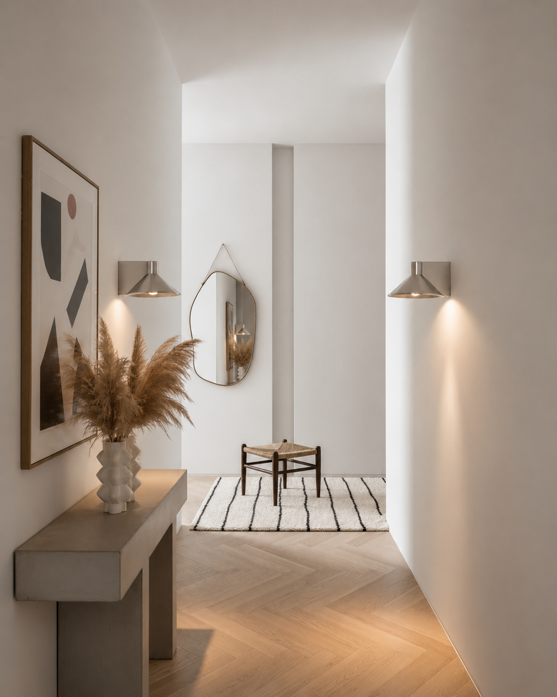 Conic Wall Lamp - Stainless Steel - Indoor/Outdoor