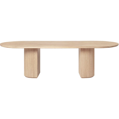 Eclipse Dining Table Long - Natural Oak Wood - 258cm