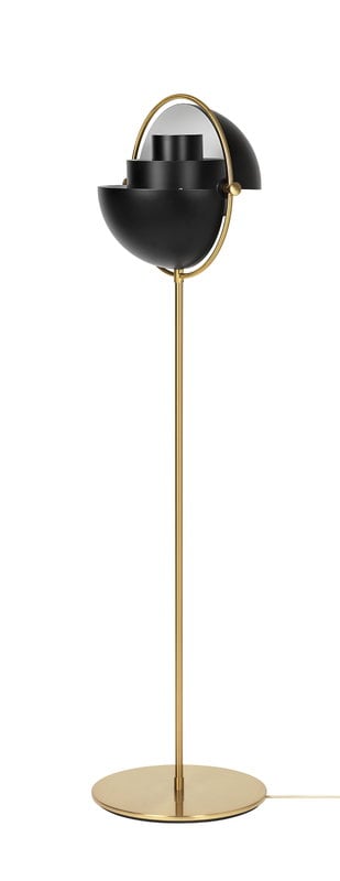 Sfera Floor Lamp - Black/Brass
