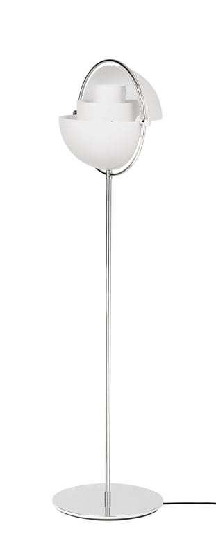 Sfera Floor Lamp - White/Chrome