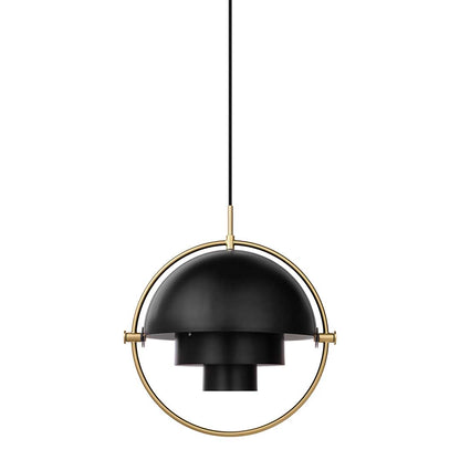 Multi Lite Pendant - Black/Brass - Premium Reproduction