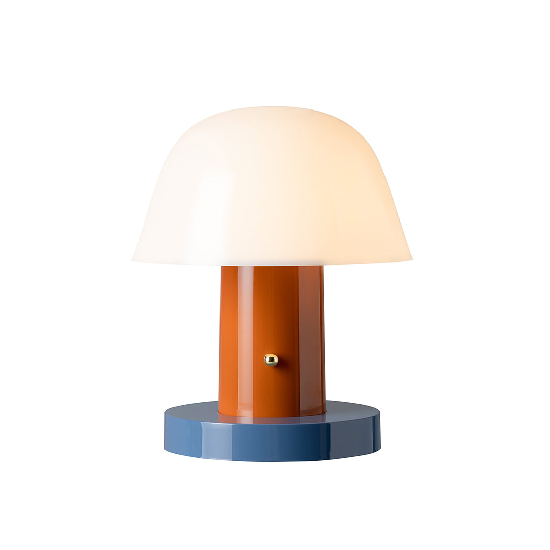 Sophia Portable Table Lamp - Rust & Thunder