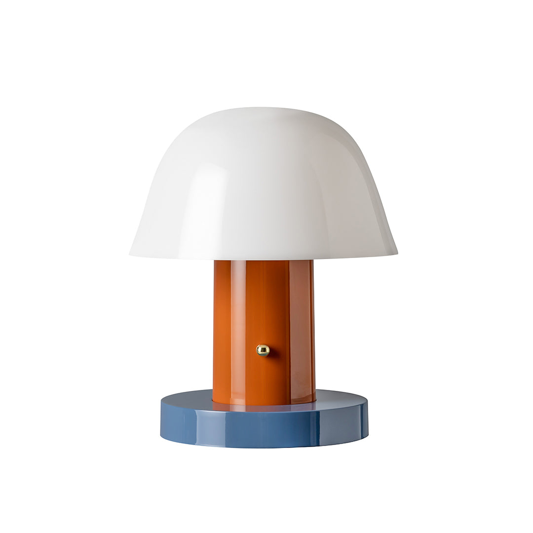 Sophia Portable Table Lamp - Rust & Thunder