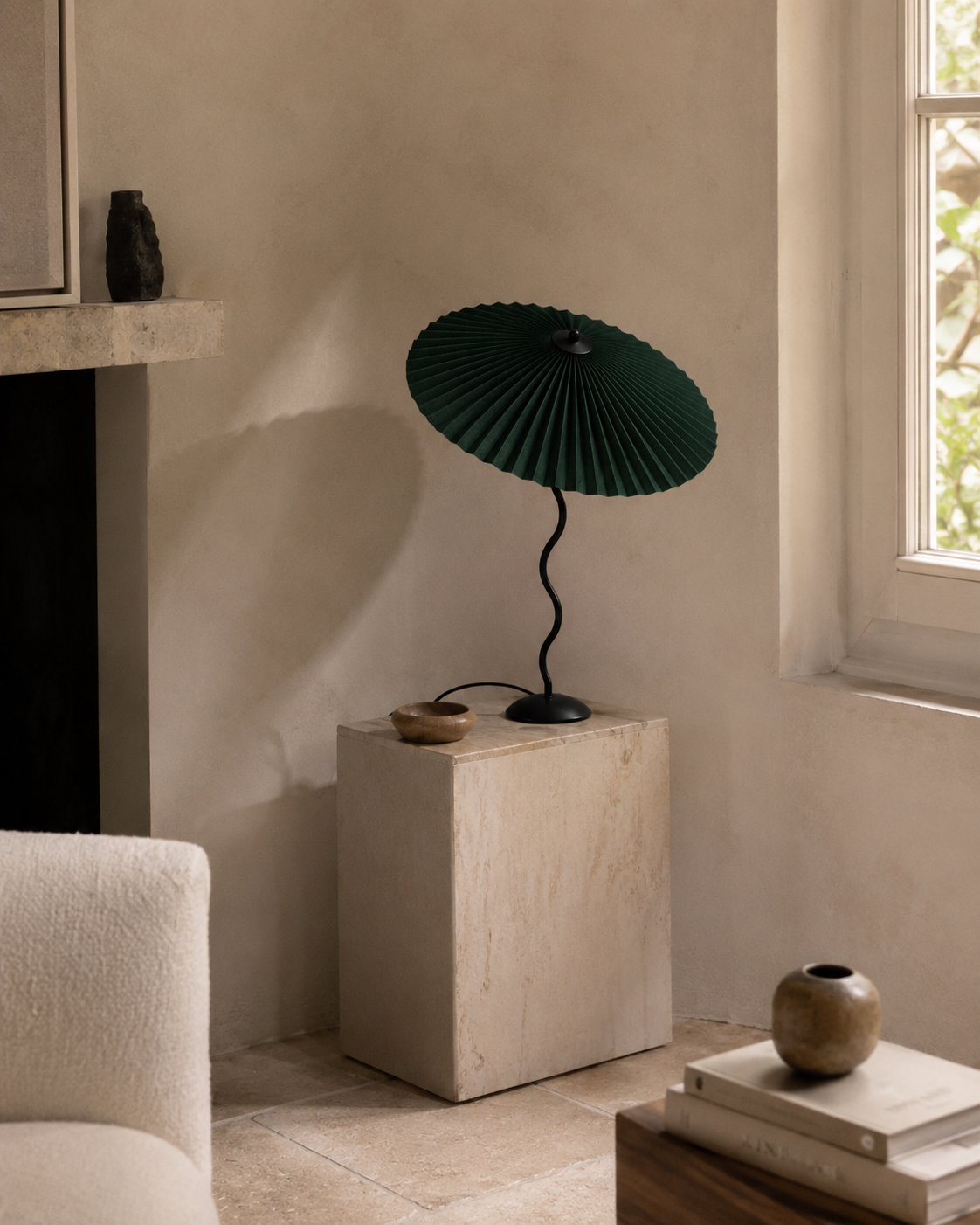 Piccolo Pleated Table Lamp - 60cm
