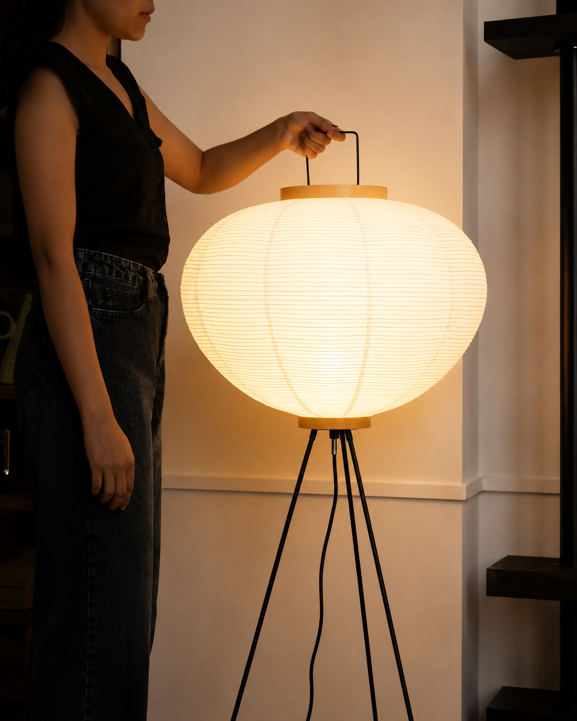 Washi Floor Lamp - 120cm
