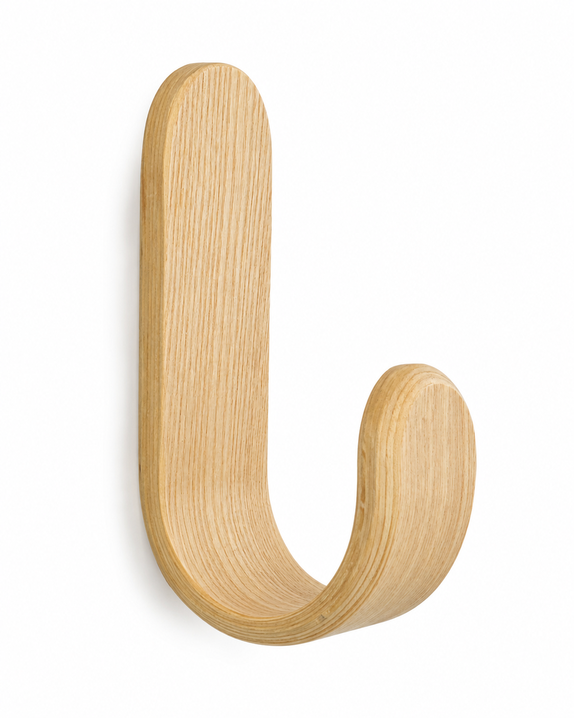 Curve Wall Hook - Ash Wood Natural Ash (In Stock)