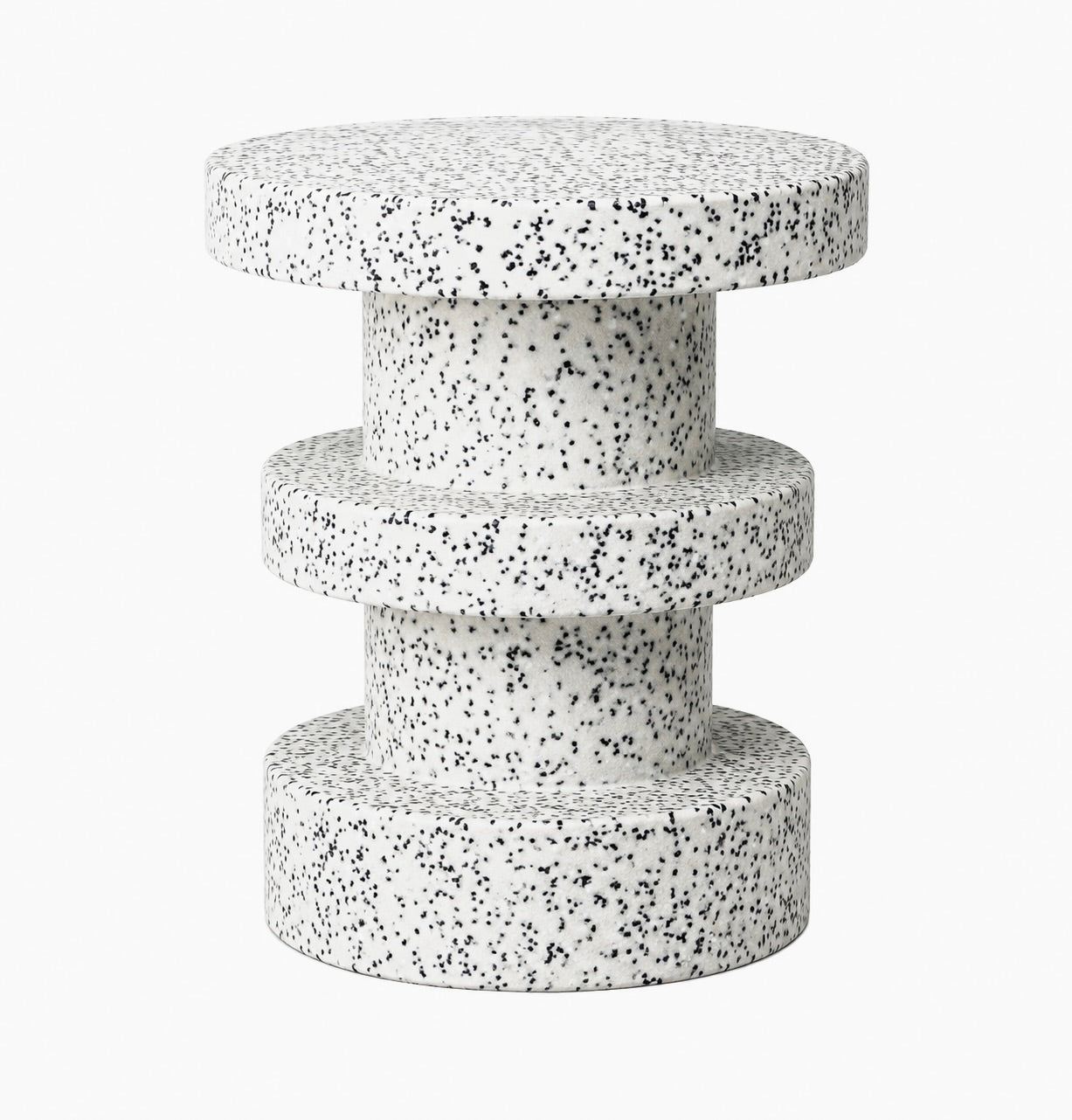 Speck Stool - Style 2 Style 2 - Black & White HP-2 (In Stock)