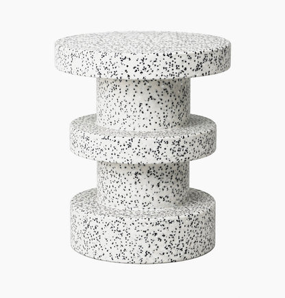 Speck Stool - Style 2 Style 2 - Black & White HP-2 (In Stock)
