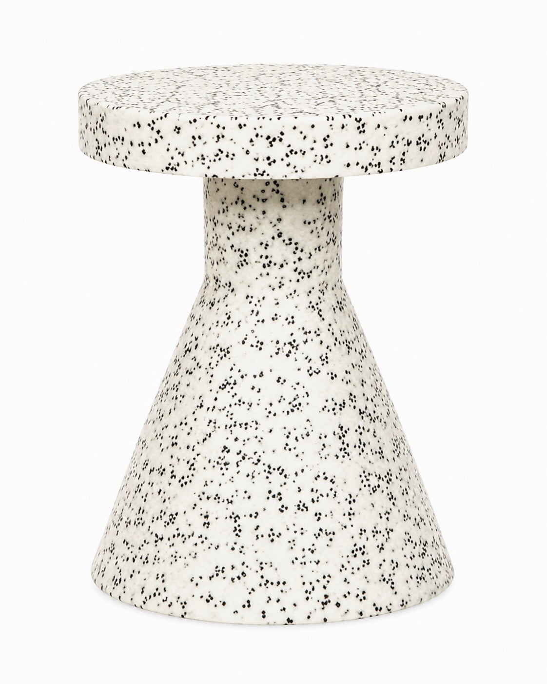 Speck Stool - Style 3 Black & White HP-2 (In Stock)