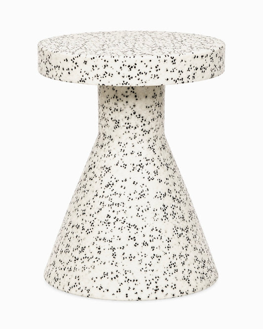 Speck Stool - Style 3 Black & White HP-2 (In Stock)