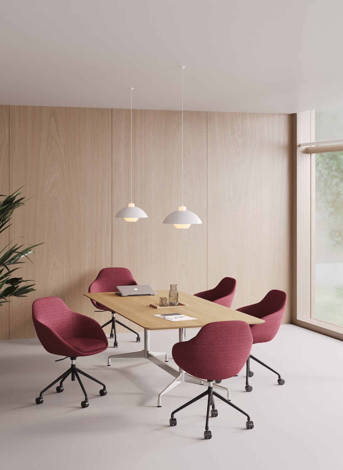 Jesko Armchair - Swivel Base With Castors