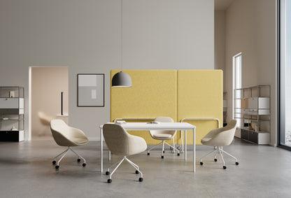 Jesko Armchair - Swivel Base With Castors