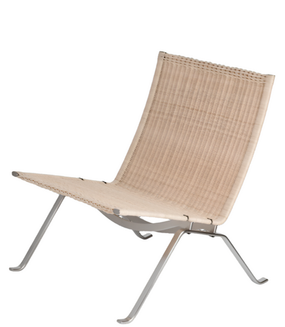 Enzo Lounge Chair - Wicker - Steel Frame