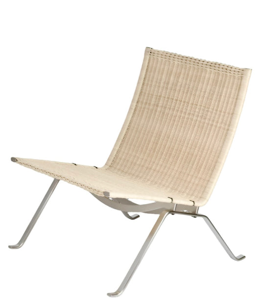 Enzo Lounge Chair - Wicker - Steel Frame