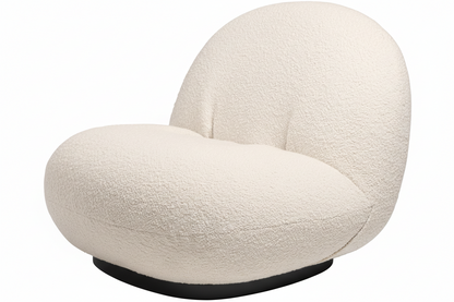Lune Lounge Chair - Ivory Boucle