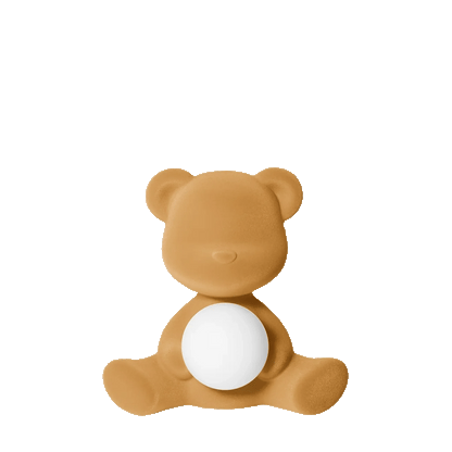The Teddy Table Lamp Velvet - Beige