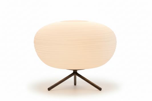 Kami 2 Lantern Table Lamp - Satin Glass