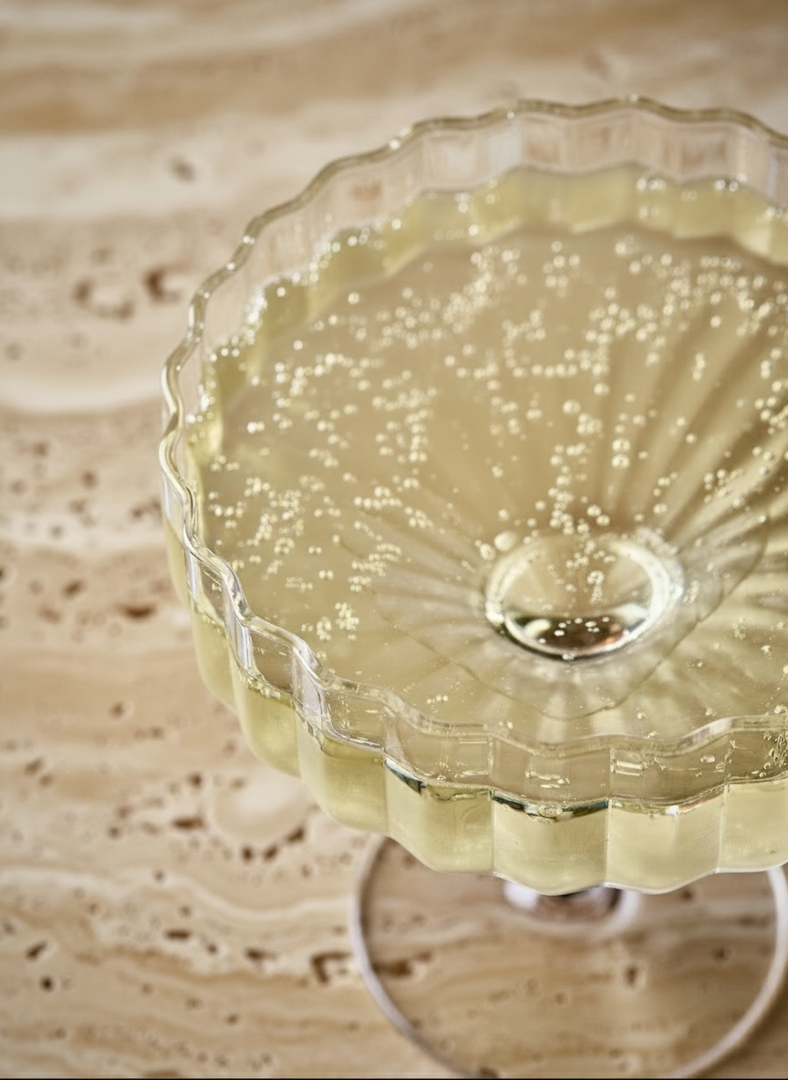 Reflect Crystal Champagne Saucer Glasses (Set Of 2)