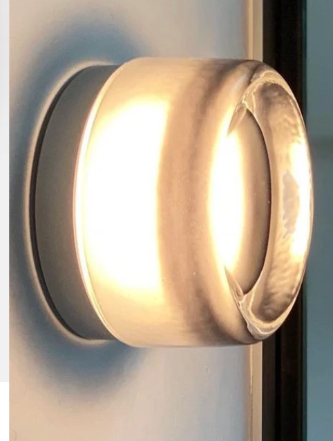 Helio Round Glass Wall Sconce