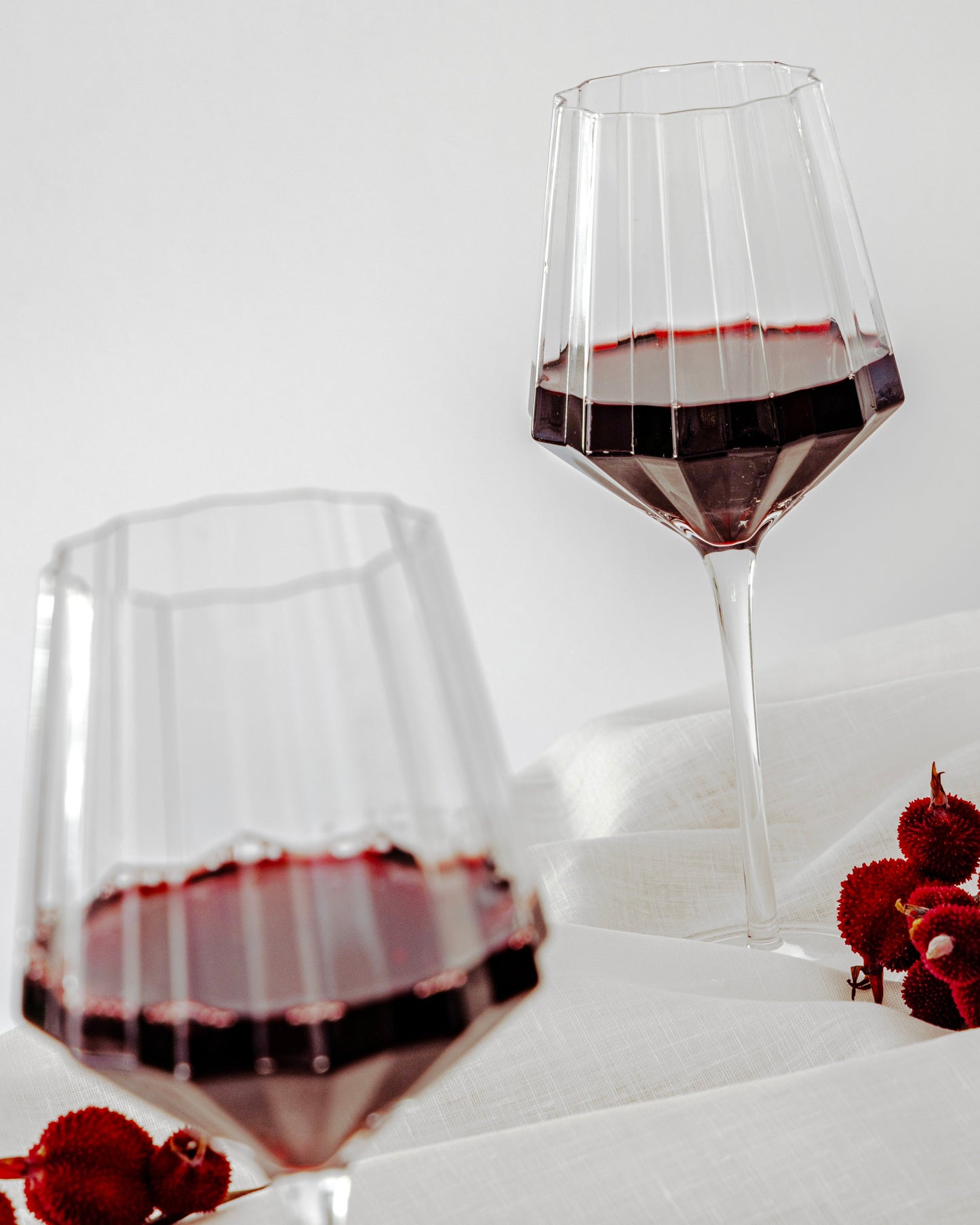 Reflect Crystal Red Wine Glasses (Set Of 2)