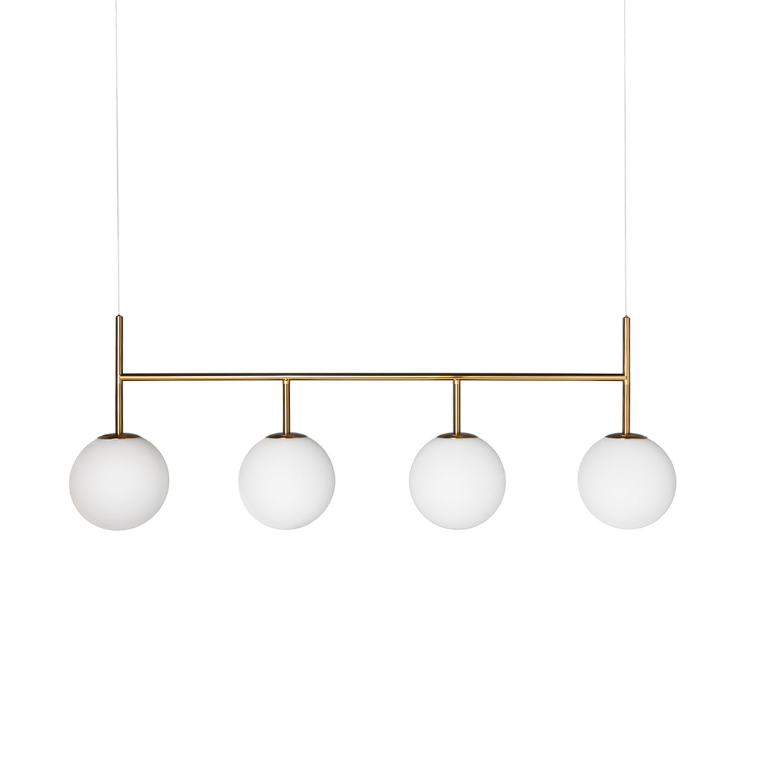 Perle Pendant Rail - Polished Brass