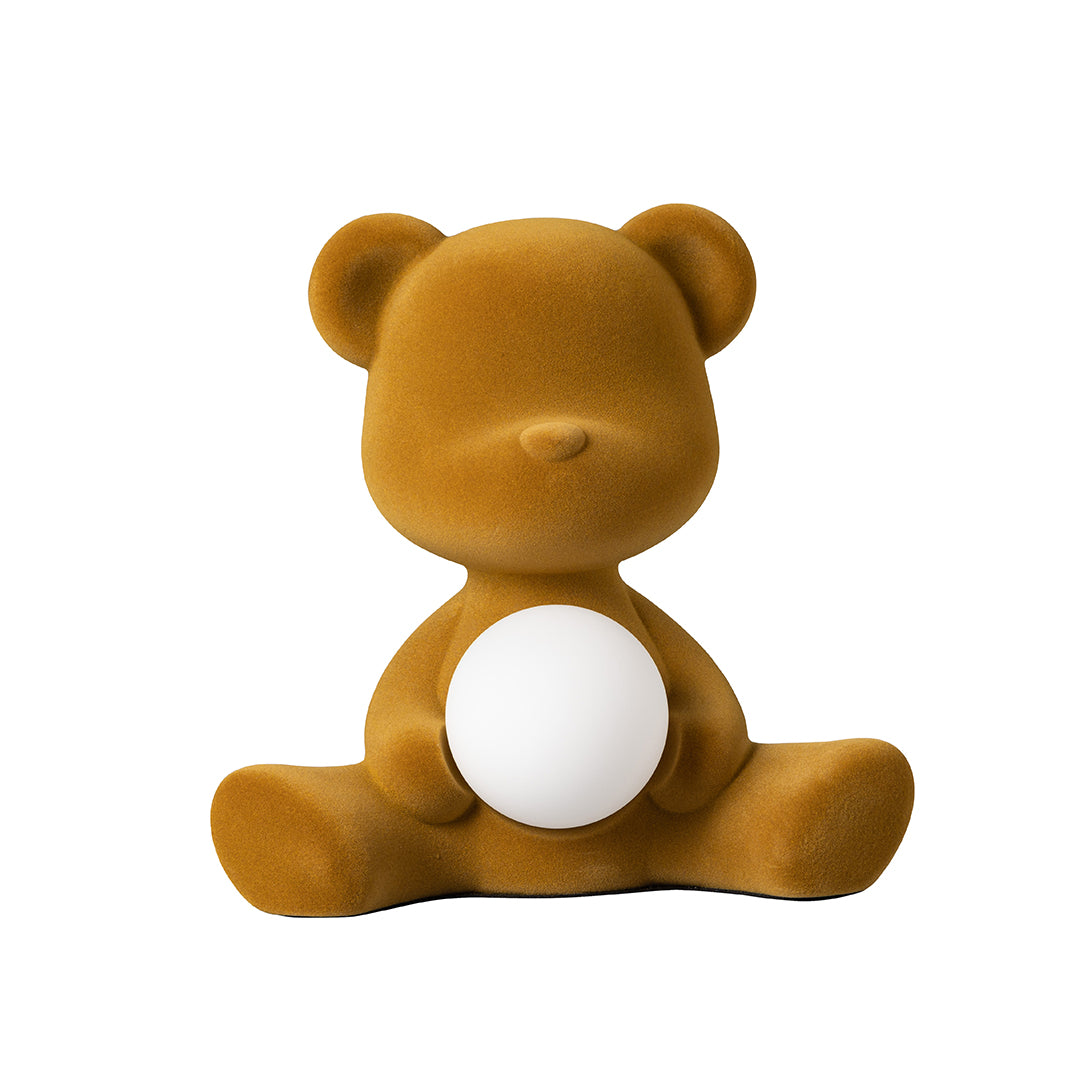 Teddy Lamp Velvet Finish - Beige