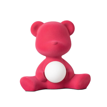 Teddy Lamp Velvet Finish - Pink