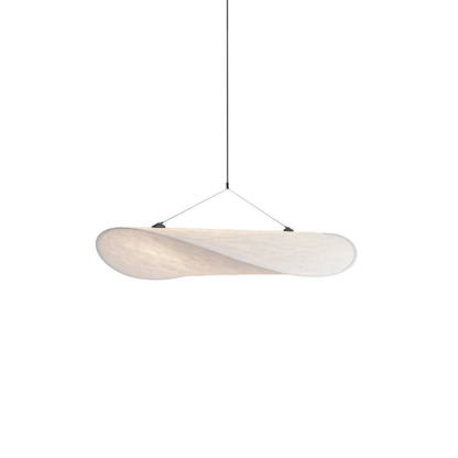 Lune Pendant - Dupont Paper - White/Black