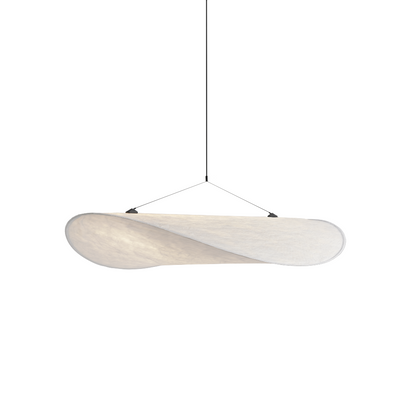 Lune Pendant - Dupont Paper - White/Black
