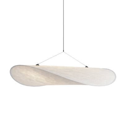 Lune Pendant - Dupont Paper - White/Black